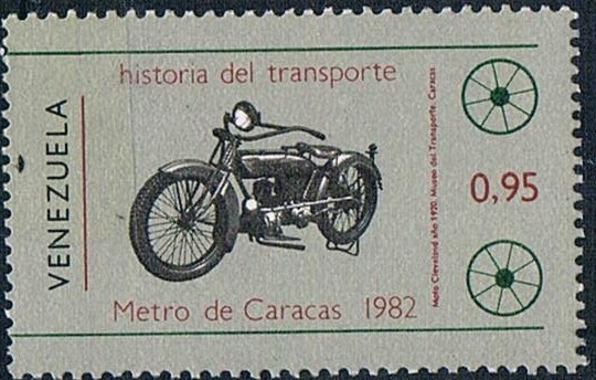 HISTORIA DEL TRANSPORTE II. MOTO CLEVELAND DE 1920. Y&T Nº 1127