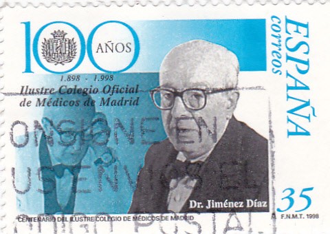 100 años Ilustre Colegio Oficial de Médicos de Madrid- Dr. Jiménez Díaz    (A)