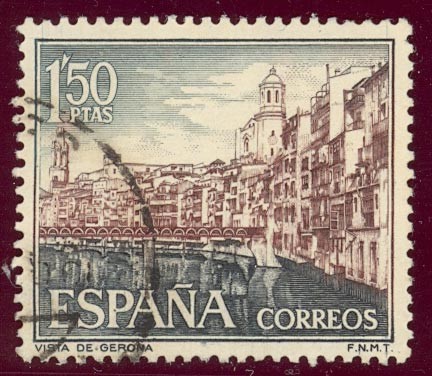 1964 Serie Turistica. Gerona - Edifil:1550