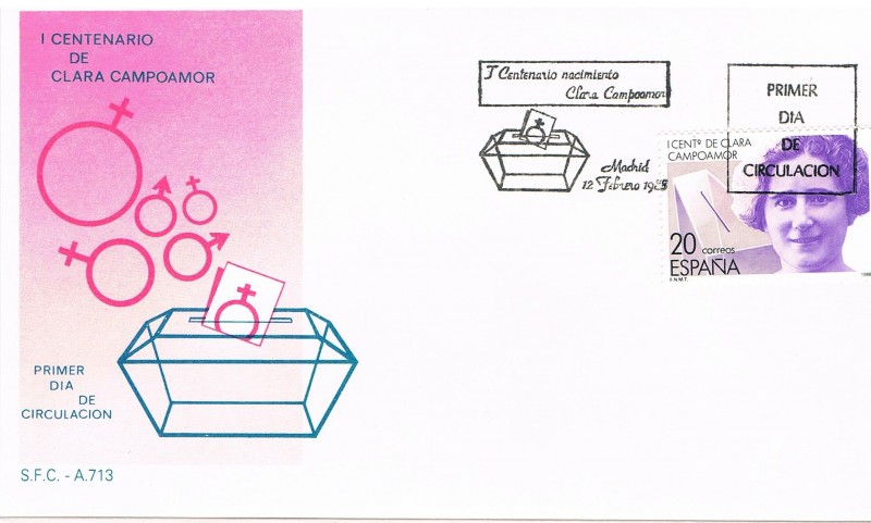 SPD CENT. DEL NACIMIENTO DE CLARA CAMPOAMOR. ED Nº 2929