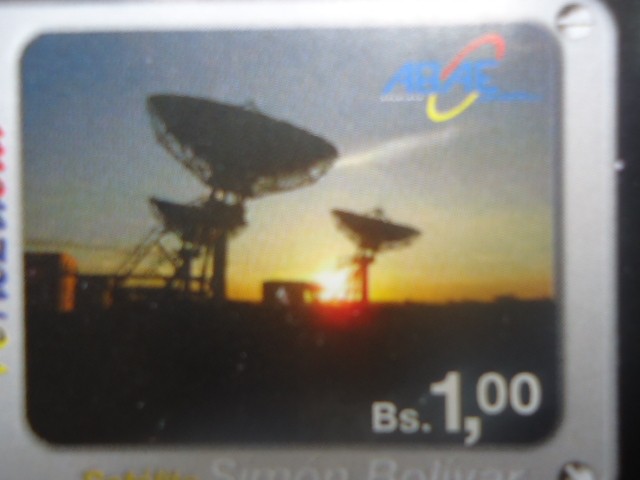 Satelite Simón Bolivar.Patio de Antenas Telepuerto Estación de Control del Satelite (7de10)