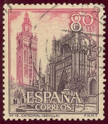 1965 Serie Turistica. Catedral de Sevilla - Edifil:1647