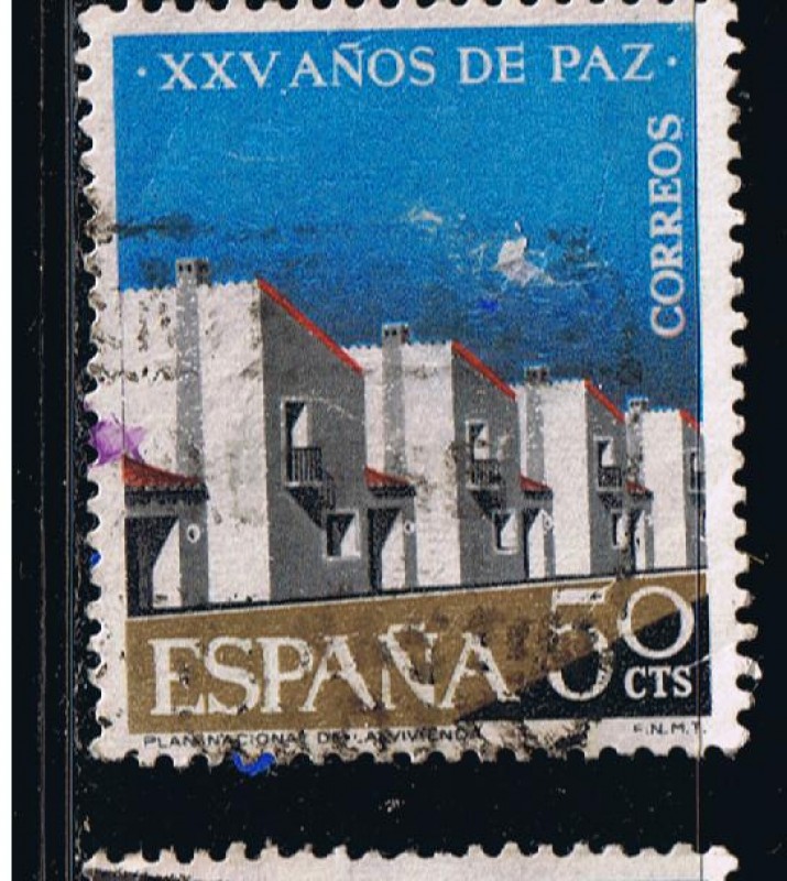 Edifil  1579  XXV años de Paz Española. 