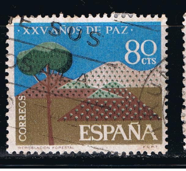 Edifil  1581  XXV años de Paz Española. 