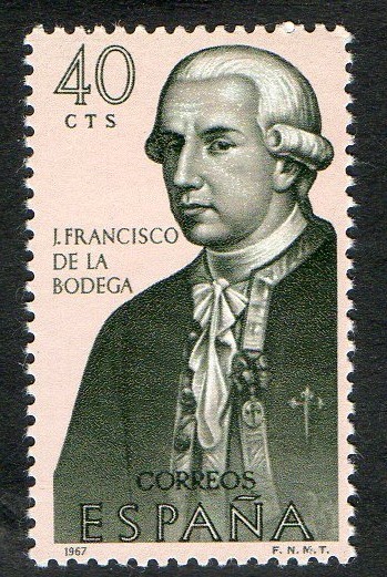 1819- Forjadores de América. Juan Francisco de la Bodega ( 1743-1794 ).
