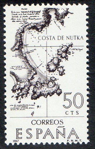1820- Forjadores de América. Costa de Nutka.