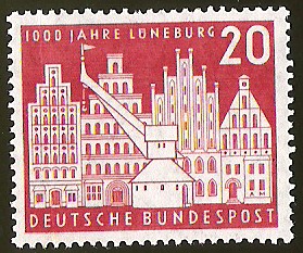 1000 JAHRE LUNEBURG - DEUTSCHE BUNDESPOST