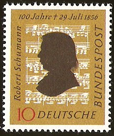 ROBERT SCHUMANN 100 JAHRE - DEUTSCHE BUNDESPOST