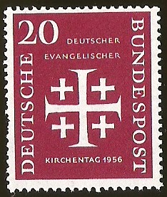 EVANGELISCHER KIRCHENTAG 1956 - DEUTSCHE BUNDESPOST