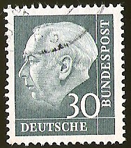 PROF. HEUSS KLEINFORMAT - DEUTSCHE BUNDESPOST