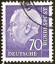 PROF. HEUSS KLEINFORMAT - DEUTSCHE BUNDESPOST