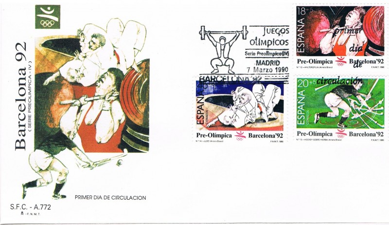 SPD BARCELONA'92 IV SERIE PREOLÍMPICA. ED Nº 3054-56