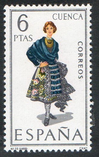 1842- Trajes típicos españoles. Cuenca.