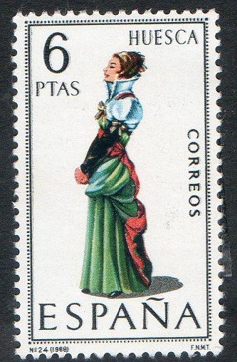 1850- Trajes típicos españoles. Huesca.