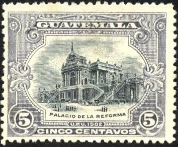 Palacio de la Reforma.  UPU 1902.