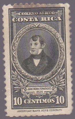 Juan Mora Fernandez 1824 - correo aereo 
