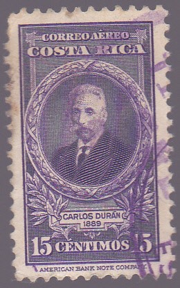 Carlos Durán  1889 - Correo Aéreo 