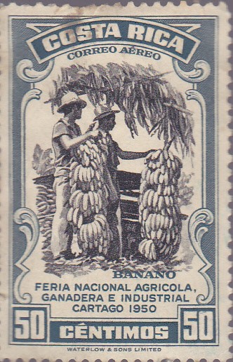Banano - Feria Nacional Agricola, Ganadera e Industrial Cargago 1950