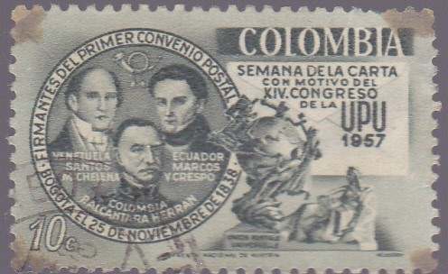 Semana de la Carta con motivo del XIV Congreso de la UPU 1957 - 