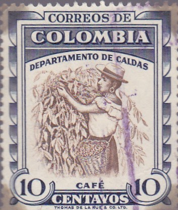 Correos Colombia - Departamento de Caldas - Cafe