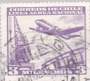 Correos de  Chile Linea  Aerea Nacional 