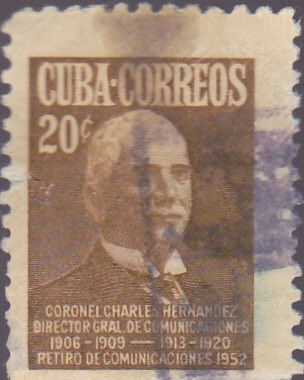 Cuba Correos - Coronel Charles Hernandez 