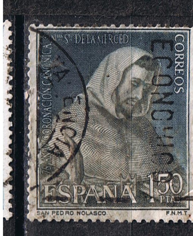 Edifil  1524  LXXV aniver. de la coronación de Nuestra Señora de la Merced.  