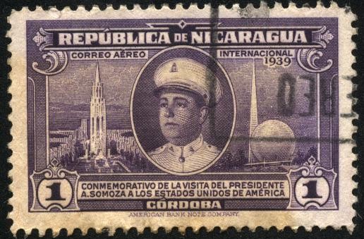 Conmemorativo visita  presidente Somoza a los EEUU.