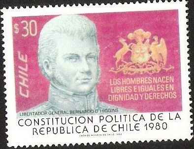 CONSTITUCION POLITICA DE LA REPUBLICA DE CHILE - BERNARDO OHIGGINS 