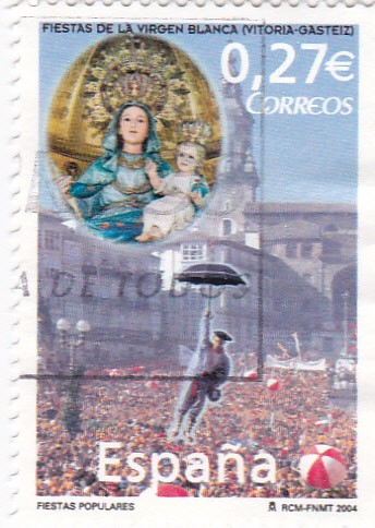 Fiestas populares-Fiesta de la Virgen Blanca (Vitoria-Gasteiz)   (B)