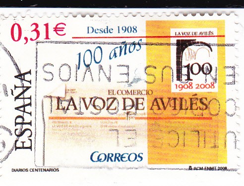 100 años LA VOZ DE AVILES  desde 1908   (B)