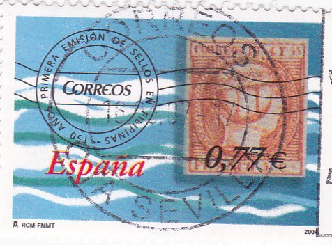150 años emisión de sellos en Filipinas   (B)