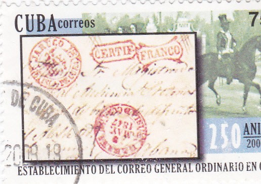250 años establecimiento del correo en Cuba