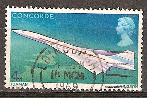 Concorde en vuelo.