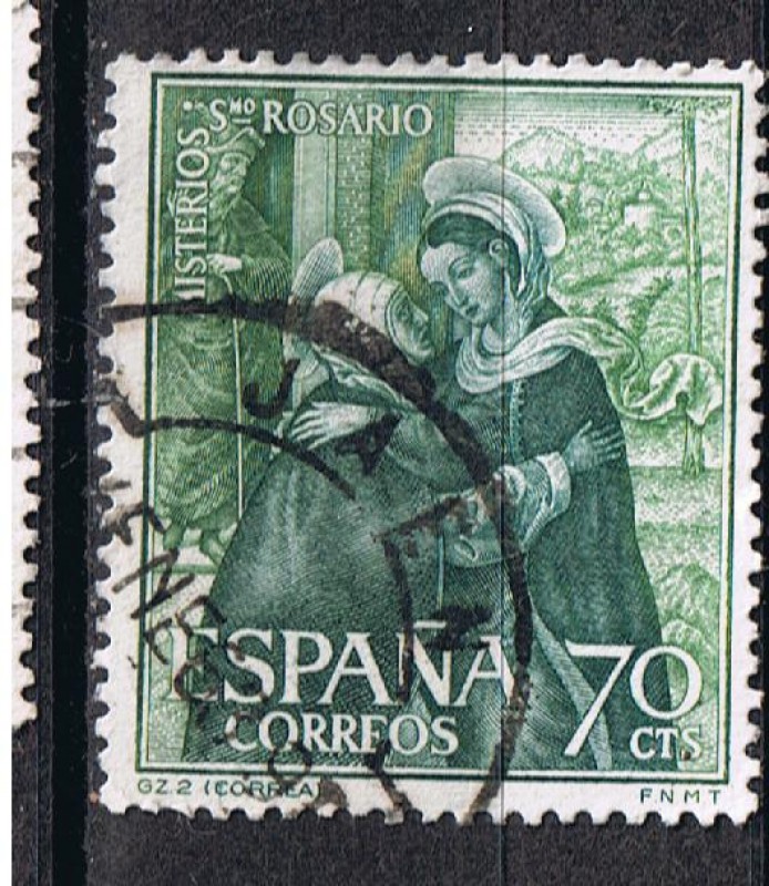 Edifil  1464  Misterio del Santo Rosario.  