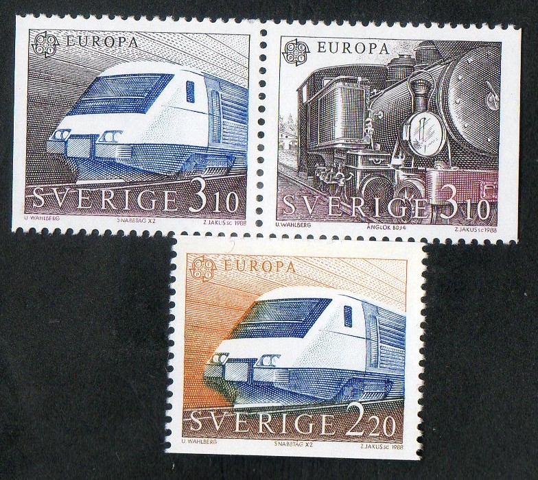 Michel 1501/3  Europa 1 v + pair