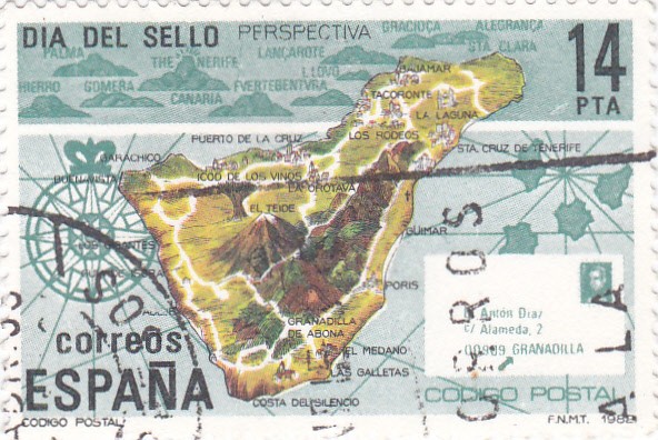 Día del sello- Código Postal -Tenerife    (C)