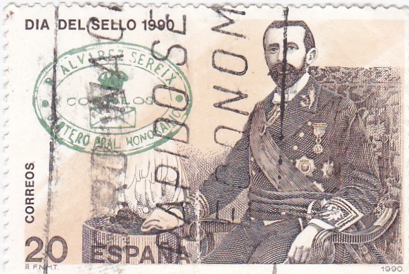 Día del sello  -Rafael Alvarez Sereix y franquicia postal   (C)