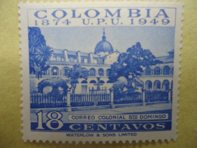Correo Colonial Santo Domingo (Colombia 1874 U:P:U. 1949)