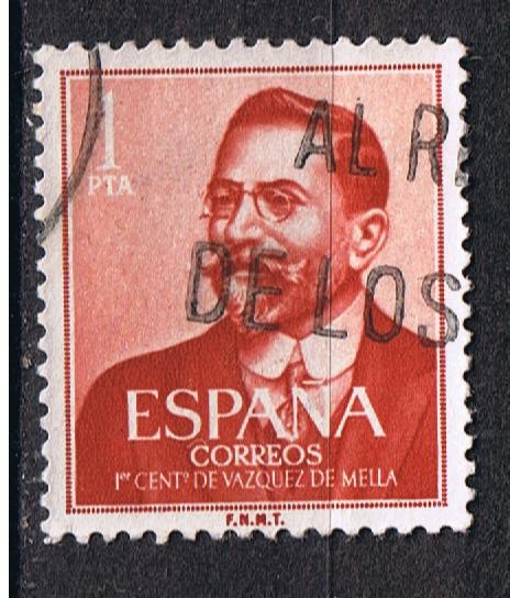 Edifil  1351  I Cente. del nacimiento de Juan Vázquez de Mella ( 1861 - 1928 ).  