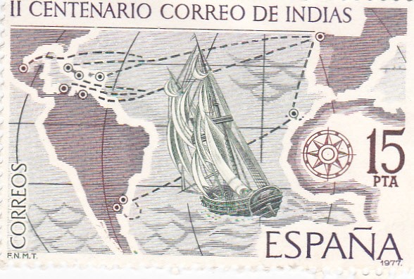 II Centenario correo de Indias   (C)