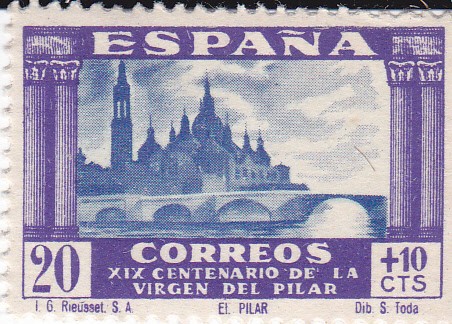 XIX Centenario de la Virgen del Pilar     (C)