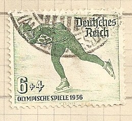 Patinador-Juegos Olimpicos 1936