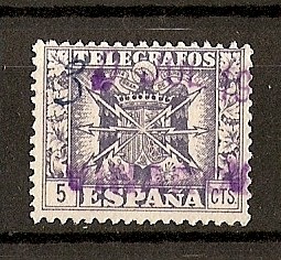 Telegrafos / Escudo de  España.