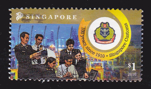 SINGAPUR - 100 YEARS SINCE 1910 - SINGAPORE CUSTOMS