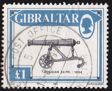 GIBRALTAR - RUSSIAN 24 pr - 1854