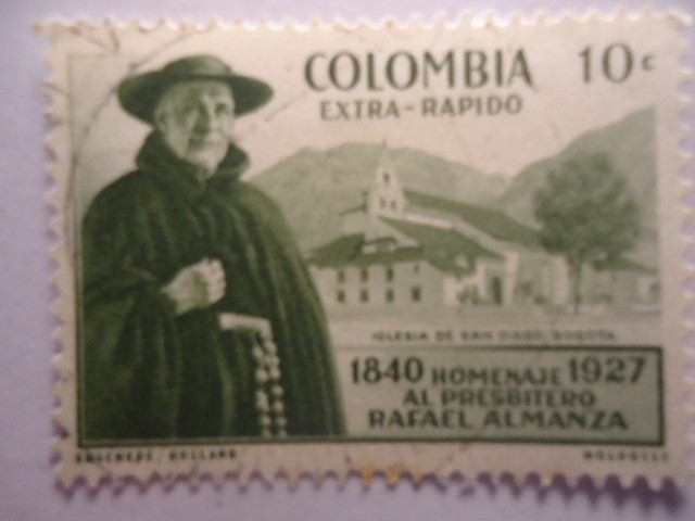 Homenaje al Presbitero  RAFAEL ALMANZA 1840-1927