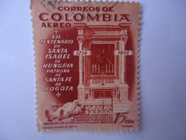 VII Centenario  de Santa Isabel de Hungría Patrona de Santa Fe de Bogotá.