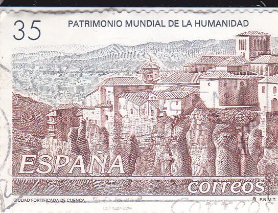 patrimonio mundial de la humanidad - ciudad fortificada de Cuenca  (D)