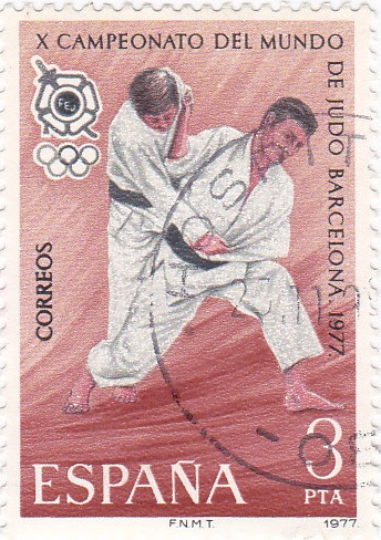 X campeonato del mundo de judo Barcelona 1977     (E)